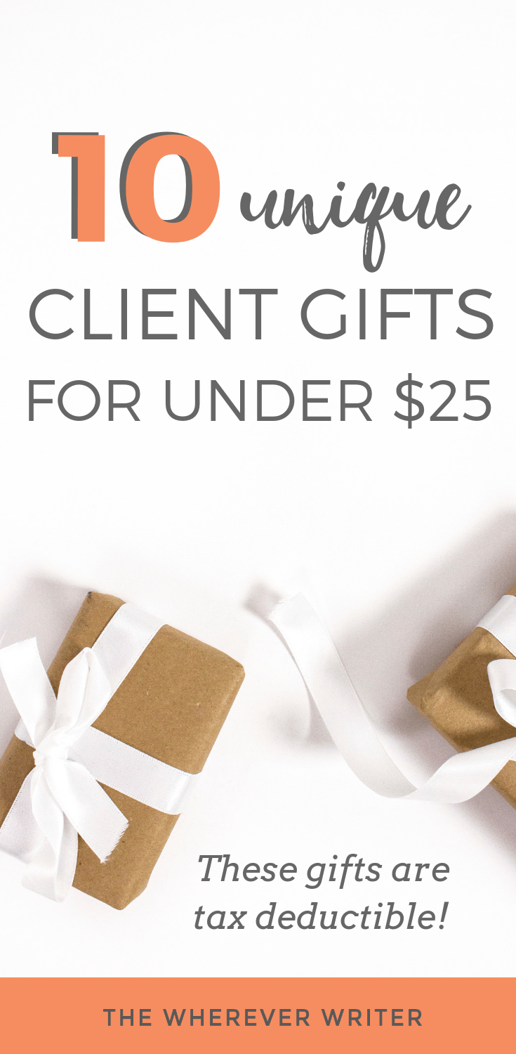 Unique Client Gift Ideas for Under $25 (Or Close To It!) -   18 unique holiday Gifts
 ideas