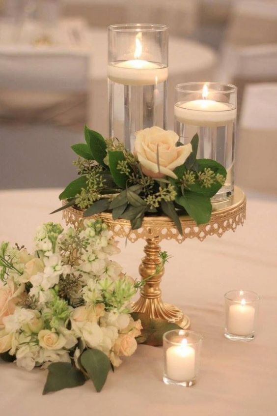 50+ Romantic DIY Floating Candles Crafts Ideas -   18 wedding Centerpieces diy
 ideas