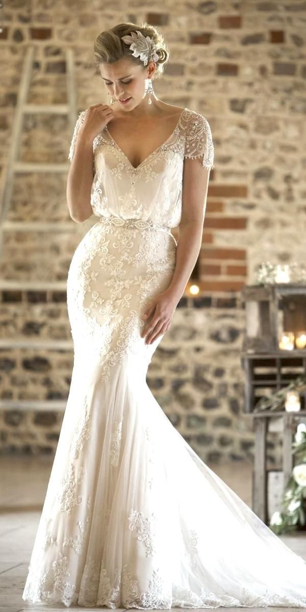 39 Vintage Inspired Wedding Dresses -   18 wedding Vintage simple
 ideas