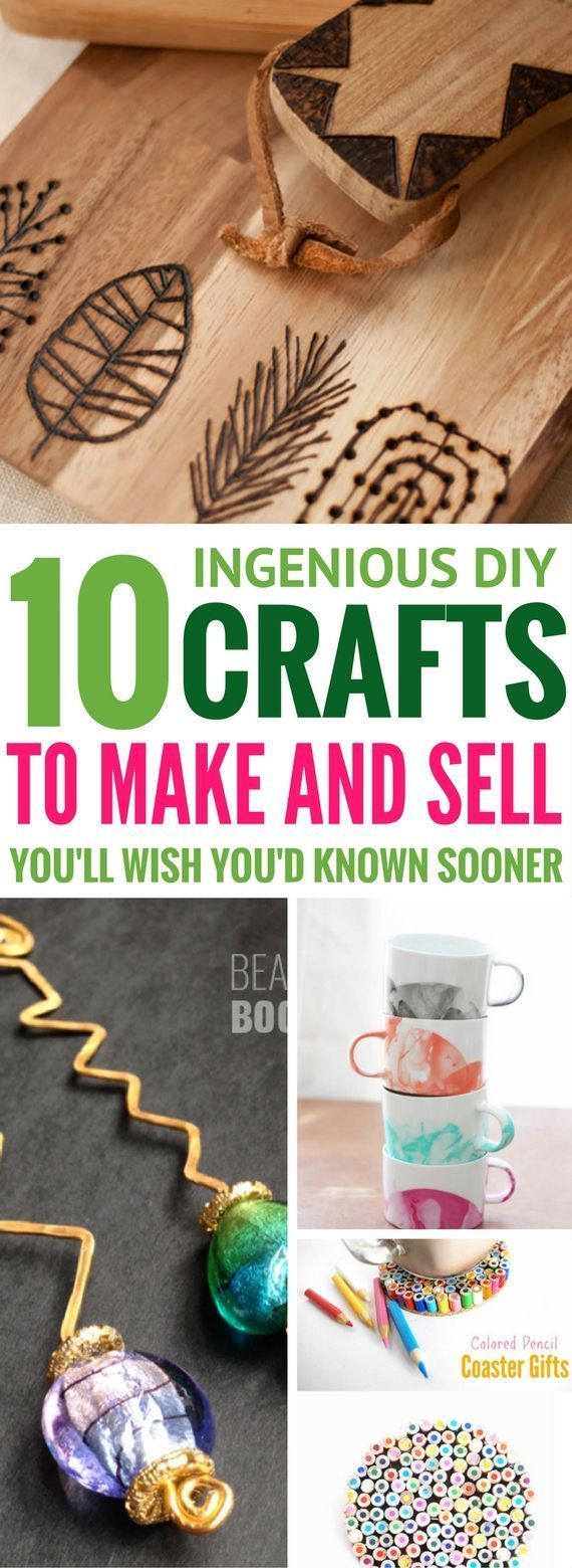 10 Easy DIY Crafts That Will Totally Sell -   19 diy projects To Make Money
 ideas