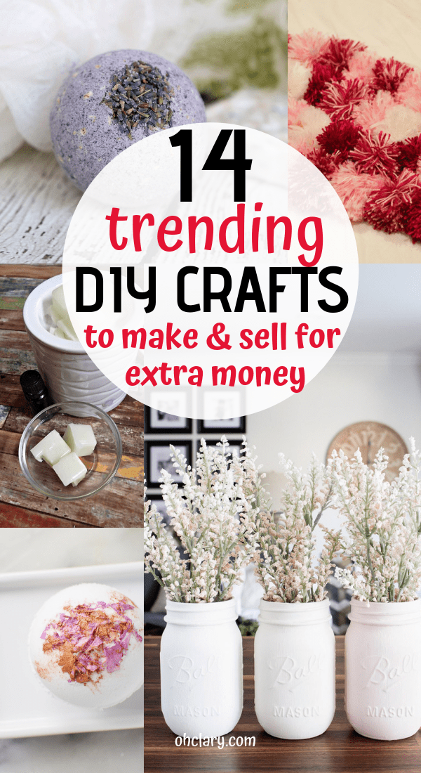 Easy Crafts That Make Money - 14 Simple Crafts To Make And Sell For Extra Money -   19 diy projects To Make Money
 ideas