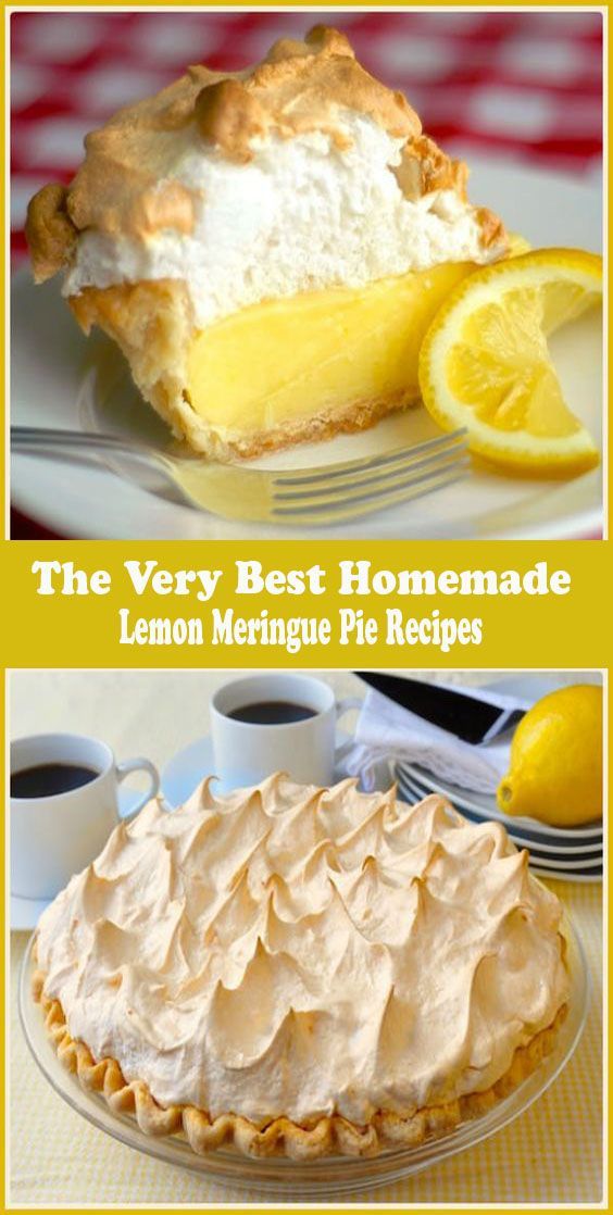 The Very Best Homemade Lemon Meringue Pie Recipes -   20 cake Lemon meringue
 ideas