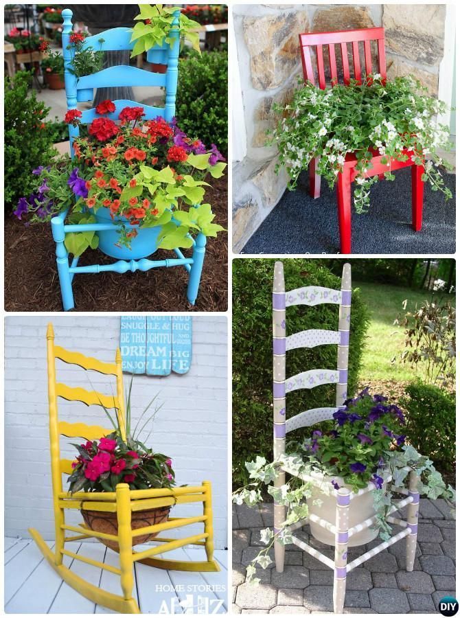 20 DIY Upcycled Container Gardening Planters Projects -   20 diy projects For Outside planters
 ideas