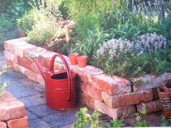 14 Ways To Reuse Old Bricks In Your Garden -   21 brick garden edging
 ideas