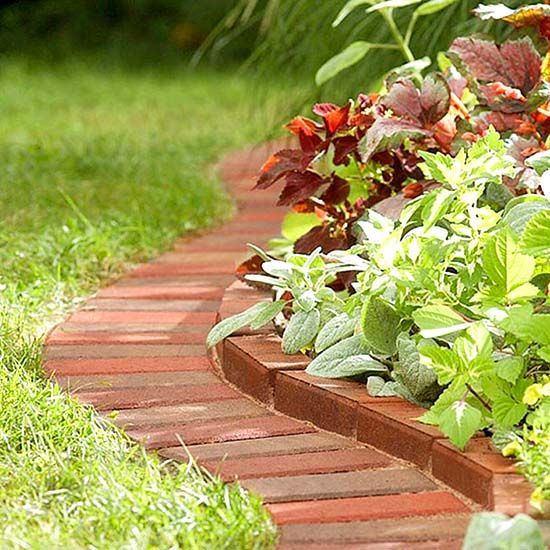 14 Brick Flower Bed Design Ideas You Can Replicate Instantly -   21 brick garden edging
 ideas