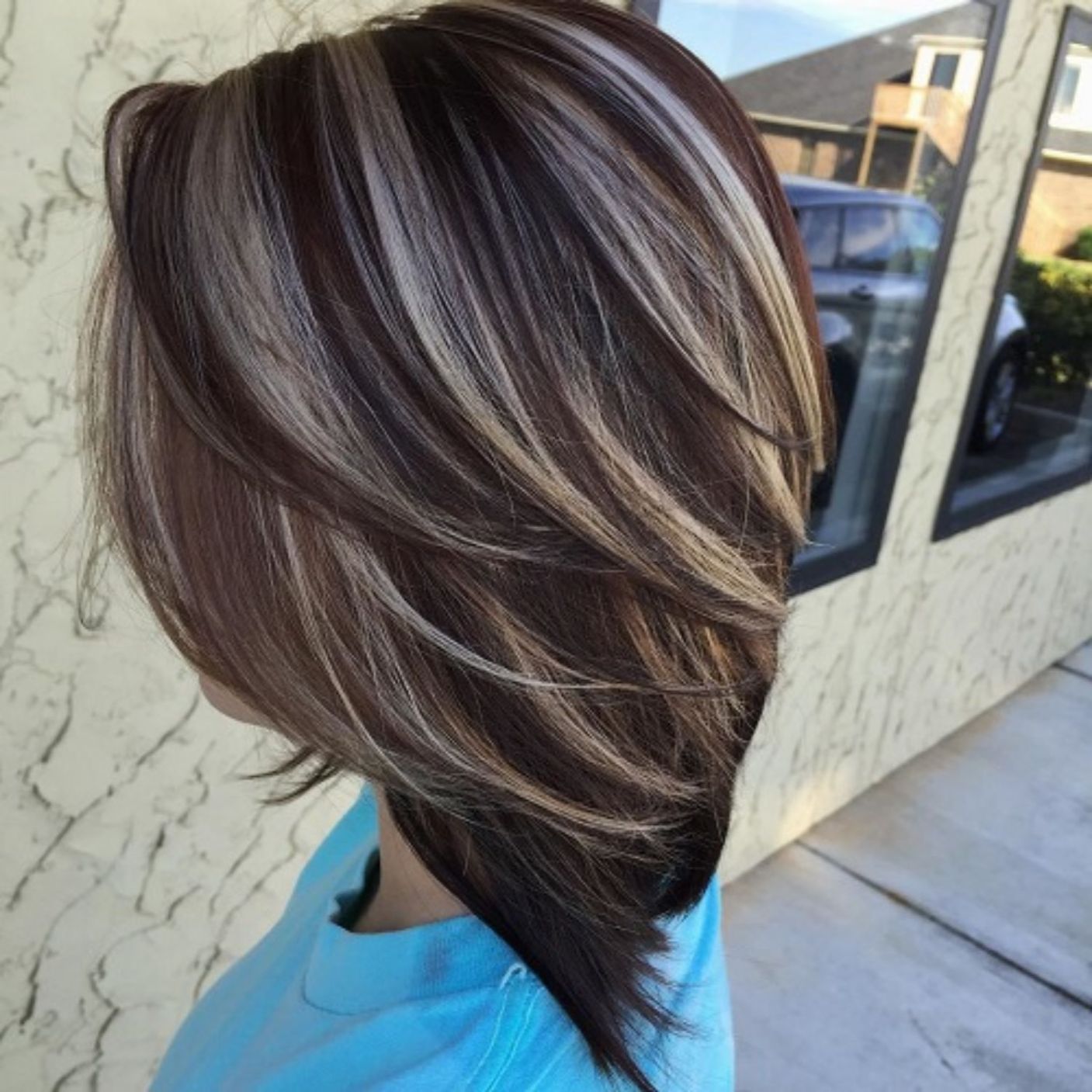 60 Hairstyles Featuring Dark Brown Hair with Highlights -   7 hair Grey highlights
 ideas