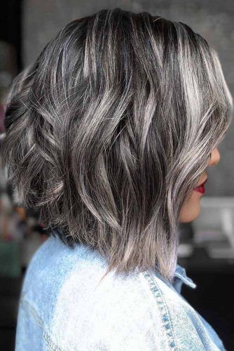 7 hair Grey highlights
 ideas