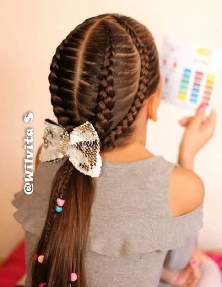 7 hairstyles Mittellang for school ideas