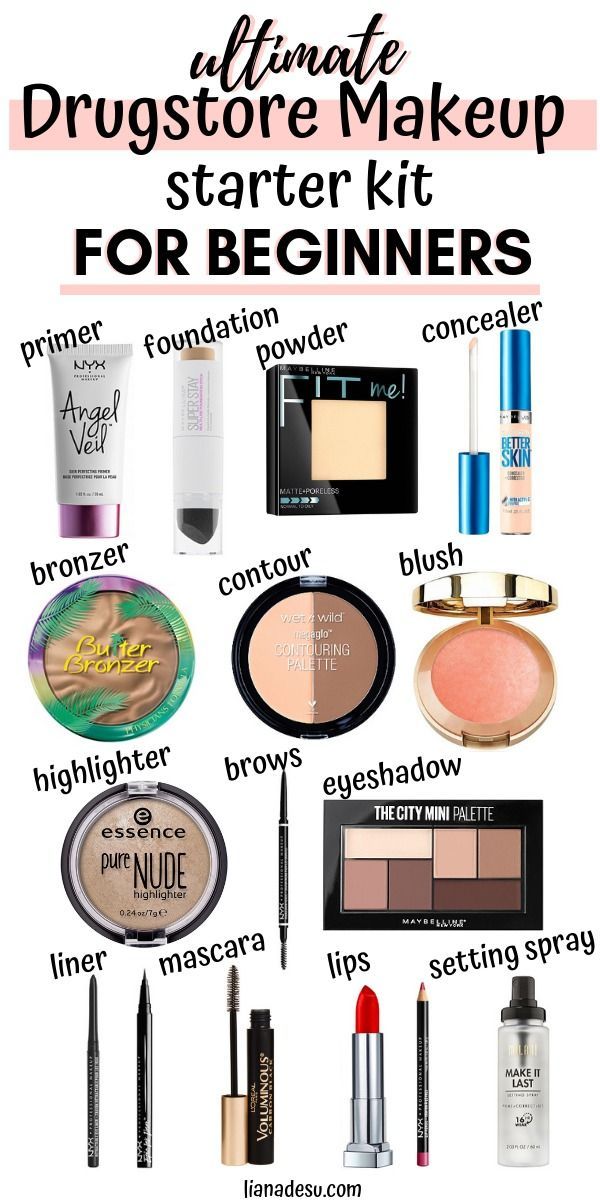 Ultimate Drugstore Makeup Starter Kit for Beginners -   7 makeup For Beginners essentials
 ideas