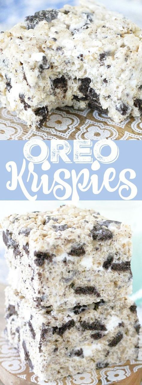 Oreo Krispies -   10 desserts Best snacks ideas