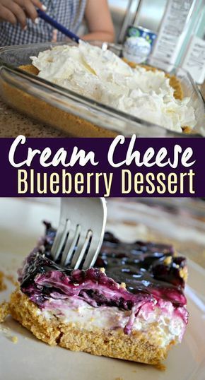 Blueberry Cheesecake Dessert -   10 desserts Best snacks ideas