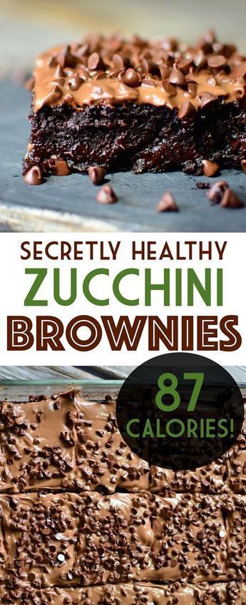 Secretly Healthy 87 Calorie Brownies! -   10 desserts Healthy no sugar ideas