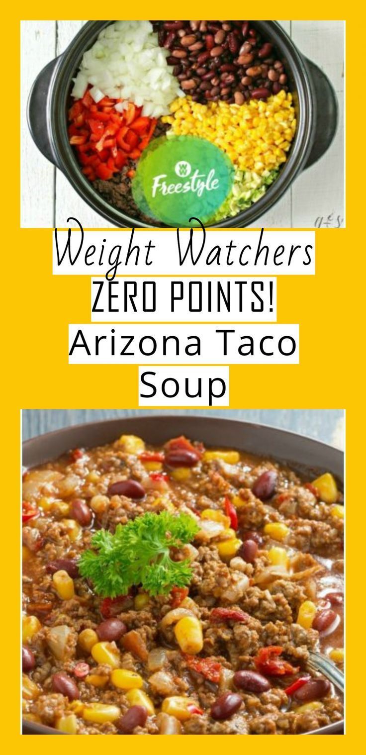 Arizona Taco Soup Weight Watchers Freestyle ZERO POINTS! -   10 diet Soup weight watchers ideas