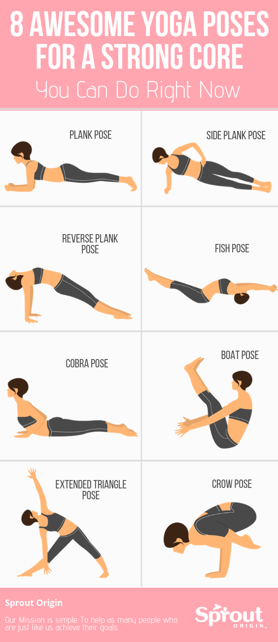 8 Awesome Yoga Poses For A Strong Core You Can Do Right Now -   10 fitness Goals yoga ideas