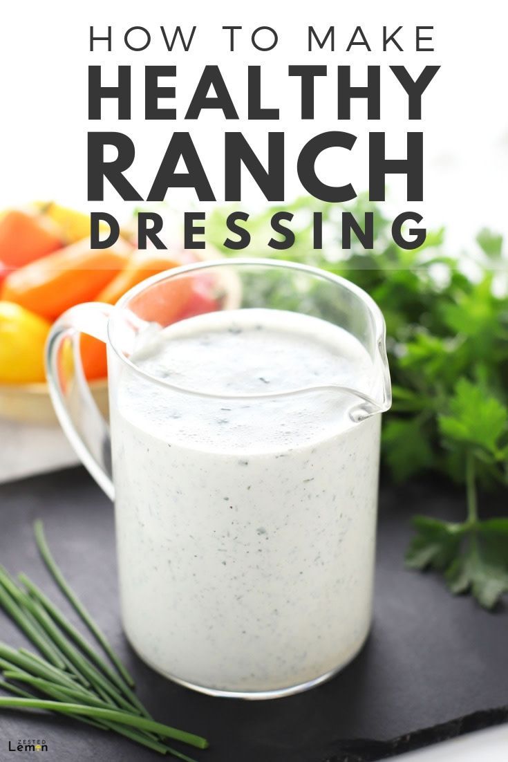 Healthy Ranch Dressing -   10 healthy recipes Best greek yogurt ideas