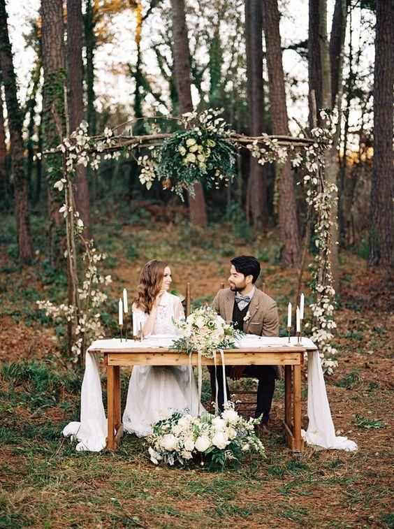 Wedding Plan---Woodland & Forest Wedding, Part 1 -   10 wedding Forest altar ideas