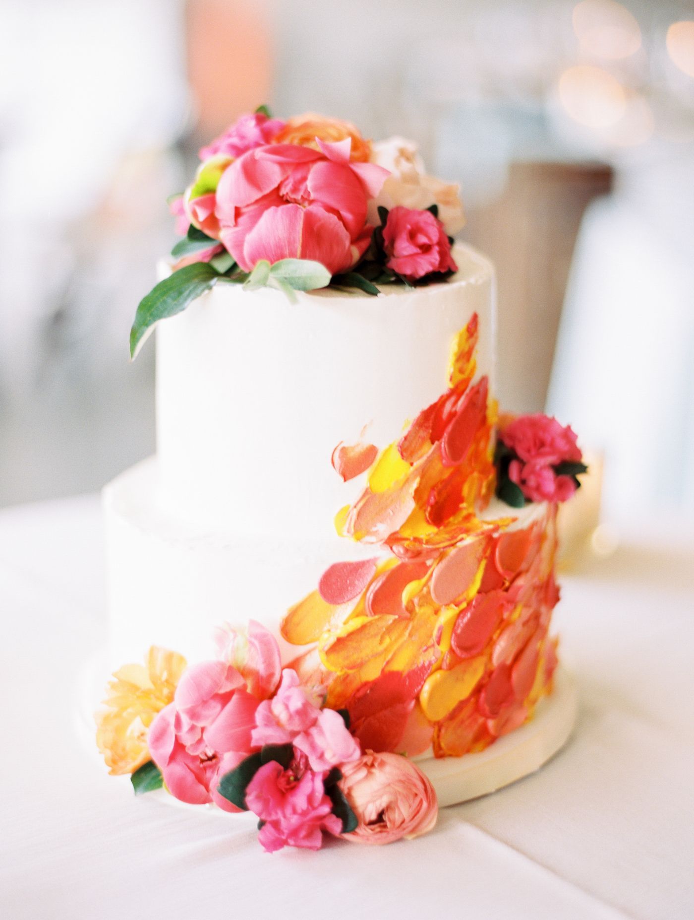 Real Advice from a Recent Bride -   11 cake Yellow pink ideas