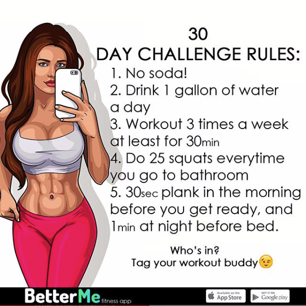 11 diet Challenge rules ideas