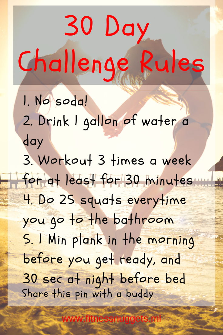 30 Day Challenge -   11 diet Challenge rules ideas