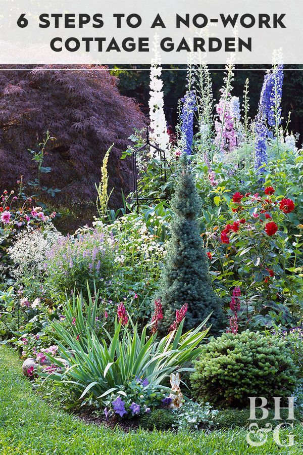 6 Steps to a No-Work Cottage Garden -   11 garden design Easy plants ideas