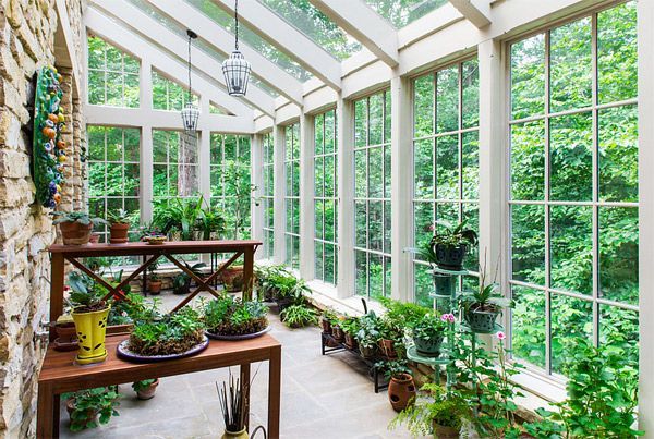 Get Tanned with 20 Glossy Glass-Roofed Solariums -   11 garden design Indoor sunrooms ideas