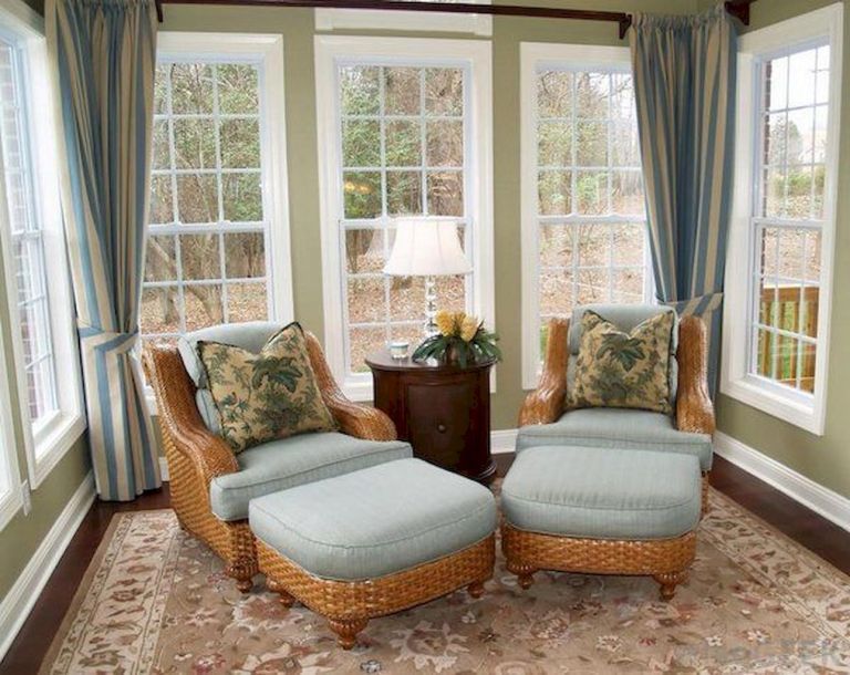 63 cozy farmhouse sunroom decor ideas -   11 garden design Indoor sunrooms ideas