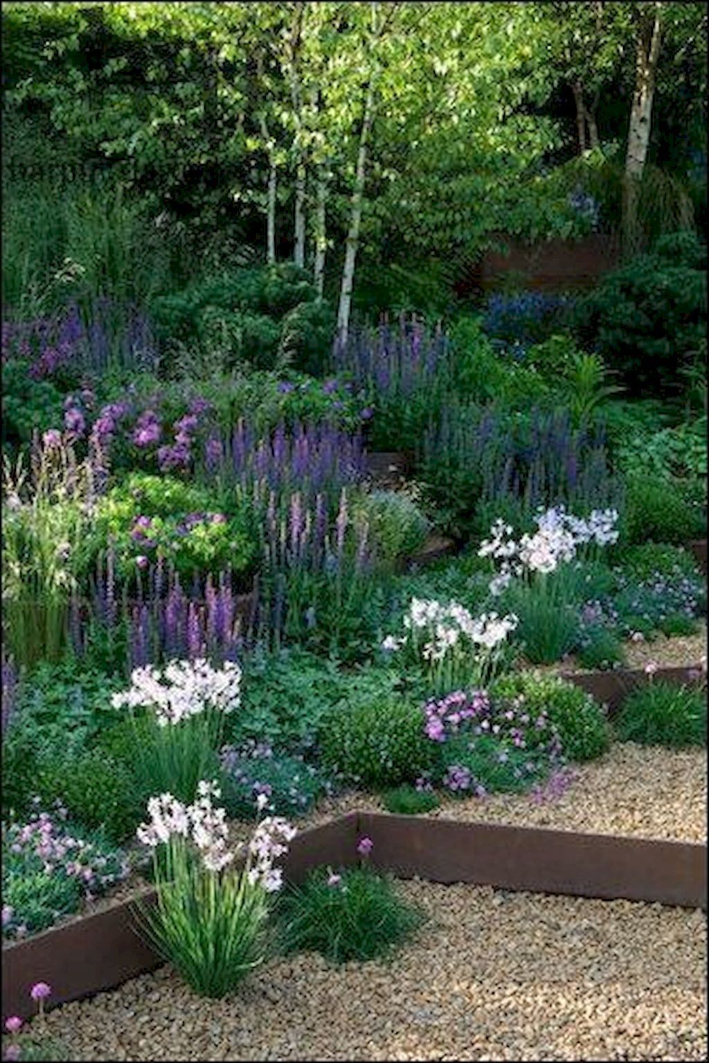 90 Stunning Spring Garden Ideas for Front Yard and Backyard Landscaping -   11 garden design Slope driveways ideas
