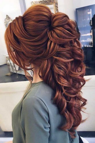 18 Nice Holiday Half Up Hairstyles for Long Hair -   11 hairstyles Half Up Half Down faces ideas