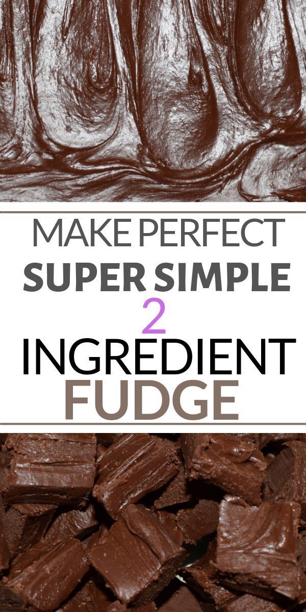 Unbelievable 2 Ingredient Fudge -   11 holiday Baking condensed milk ideas