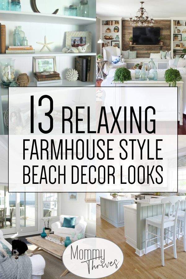 Beach Cottage Decor For Every Room In Your Home -   11 room decor White farmhouse style ideas