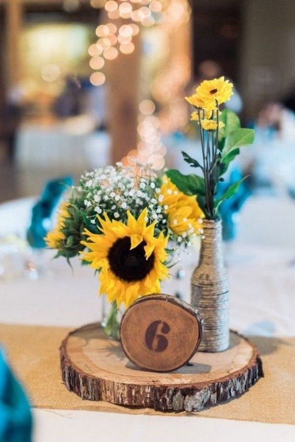 35+ Sunflower theme wedding wedding inspiration , nail art blog -   11 wedding Sunflower rustic ideas