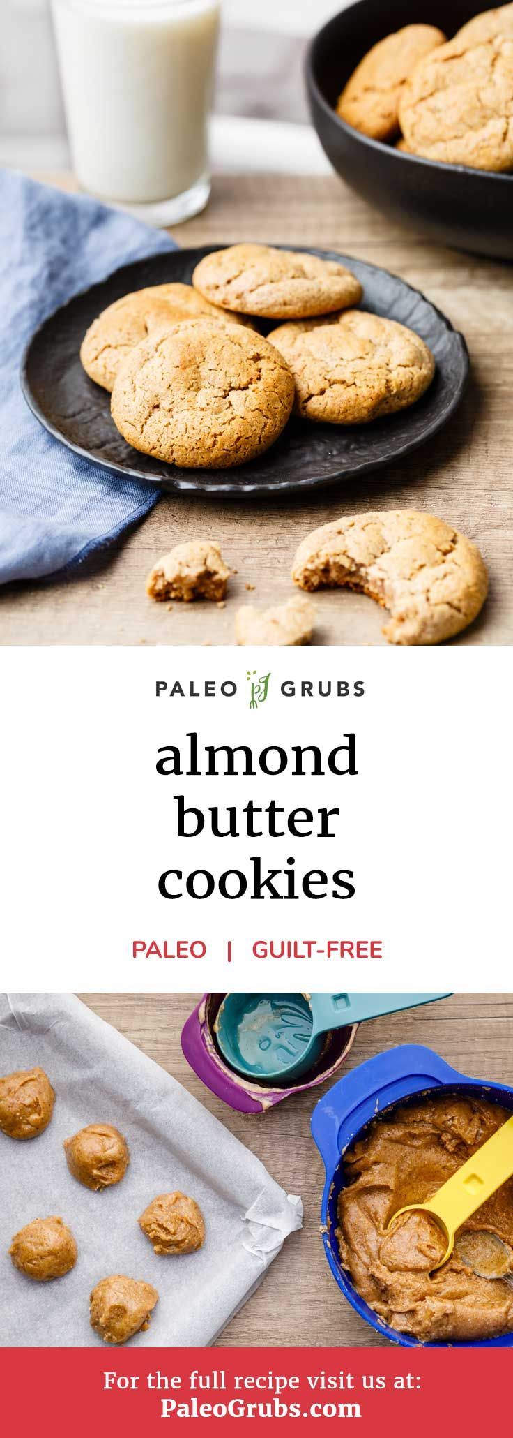 Easy Almond Butter Cookies (High in Protein) -   12 desserts Diet almond butter ideas