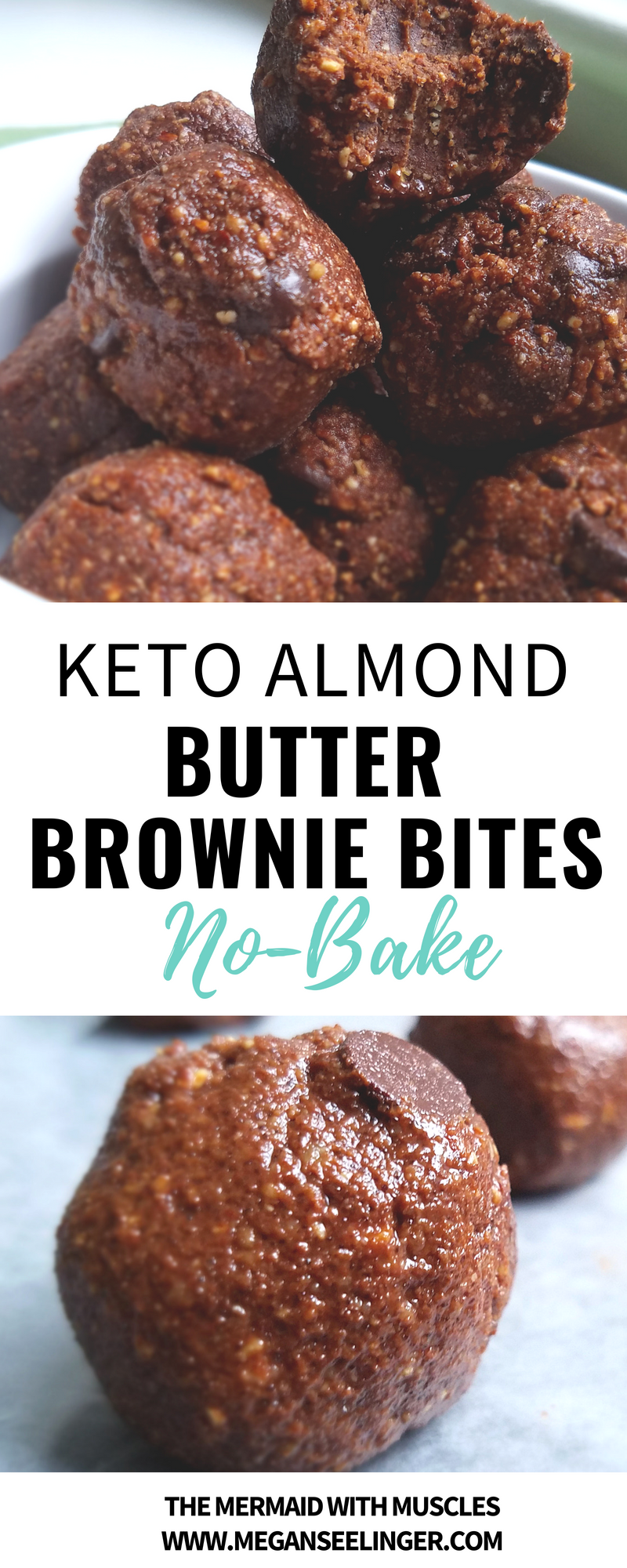 Easy No-Bake Keto Almond Butter Brownie Bites -   12 desserts Diet almond butter ideas