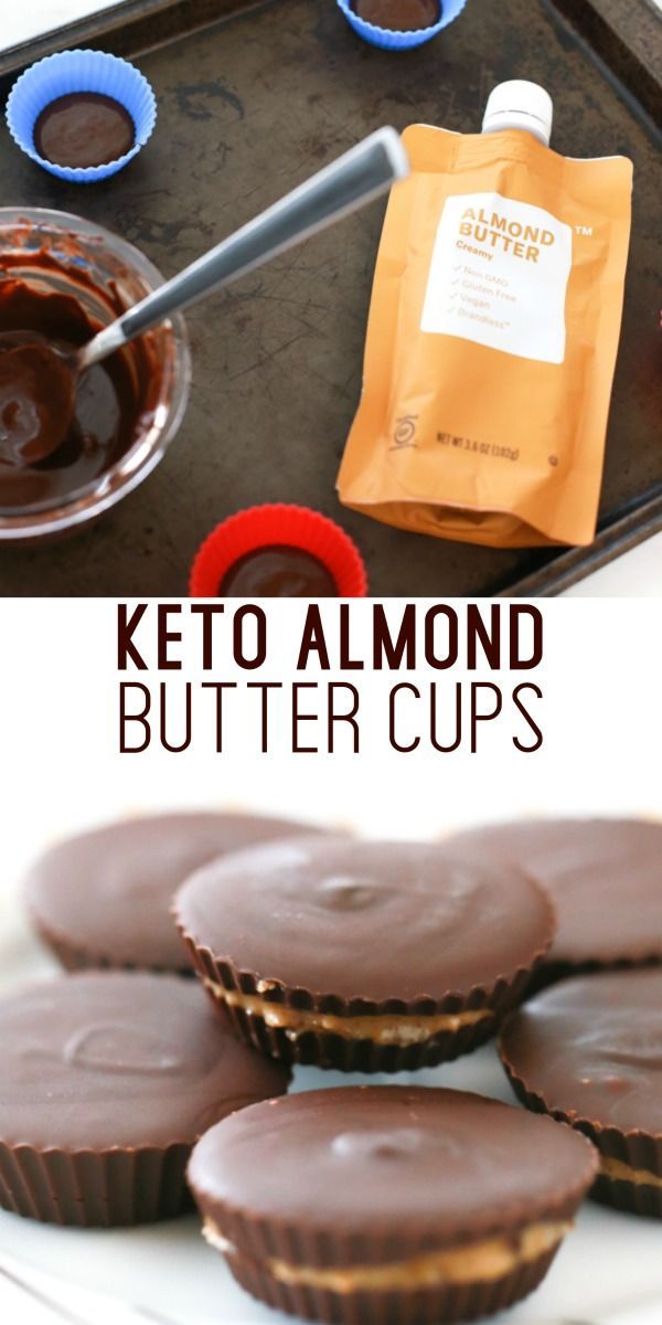 Keto Almond Butter Cups -   12 desserts Diet almond butter ideas