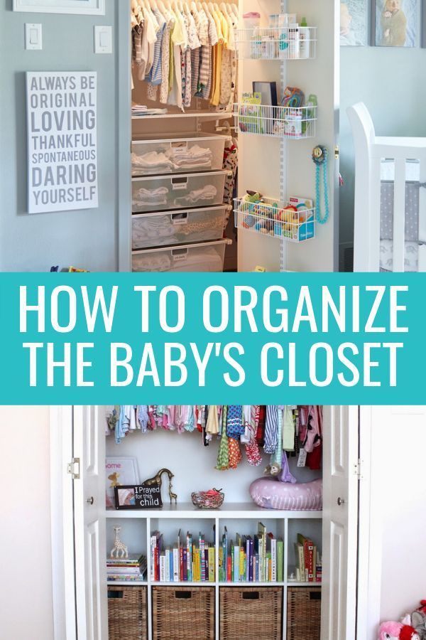 Baby Closet Organization Ideas (7 Must-Try Tips) -   12 DIY Clothes Storage how to organize ideas