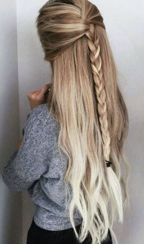 Fast, easy hairstyles for long, thick hair -   12 hair Easy fast ideas