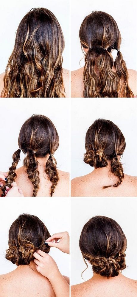 Fast, easy updos for long hair -   12 hair Easy fast ideas