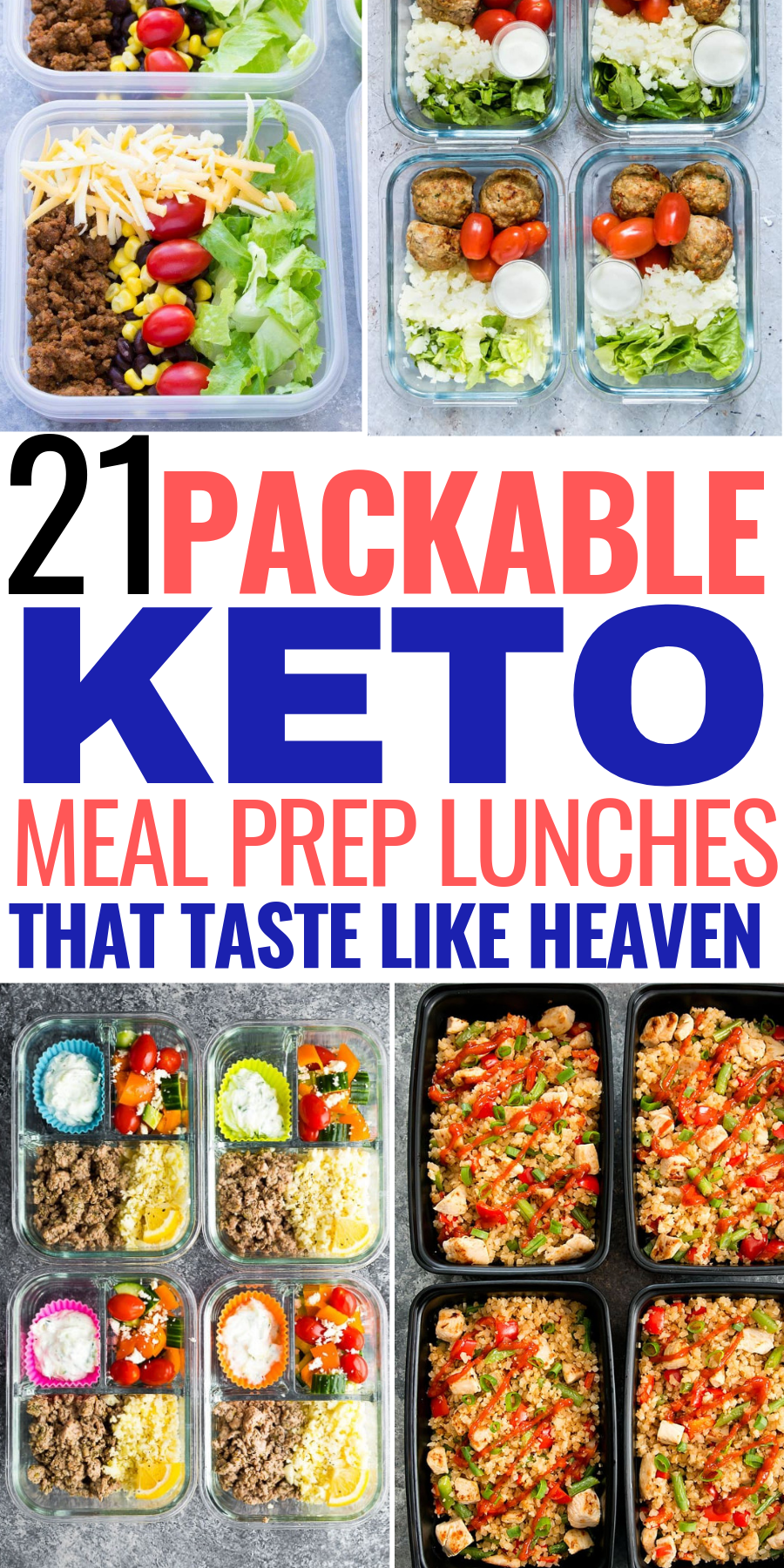 21 Keto Meal Prep Recipes That'll Make It Easy to Burn Fat -   13 diet Lunch losing weight ideas