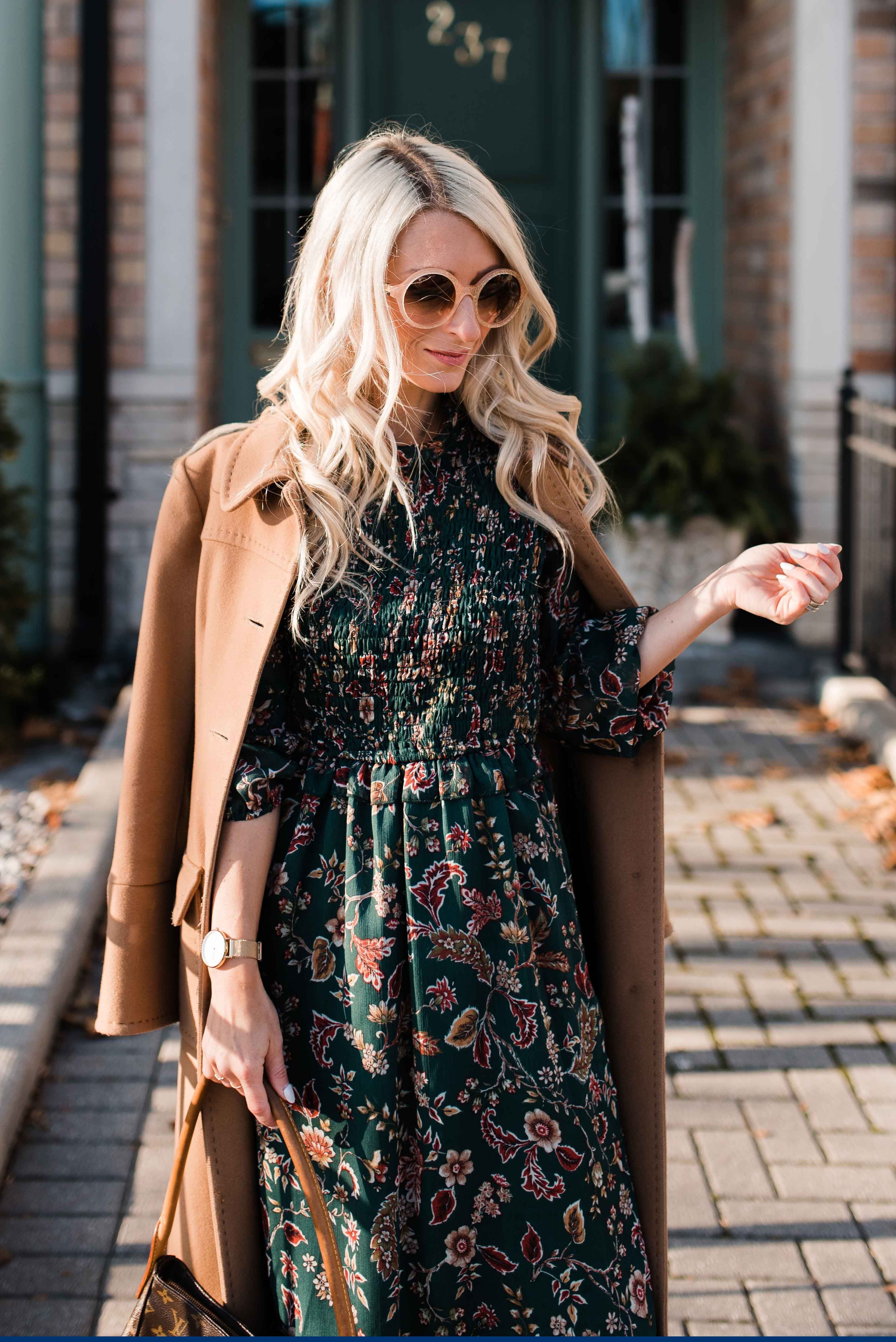 13 floral dress Winter ideas