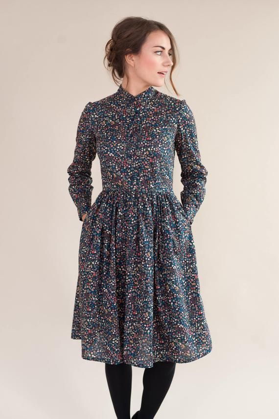 13 floral dress Winter ideas