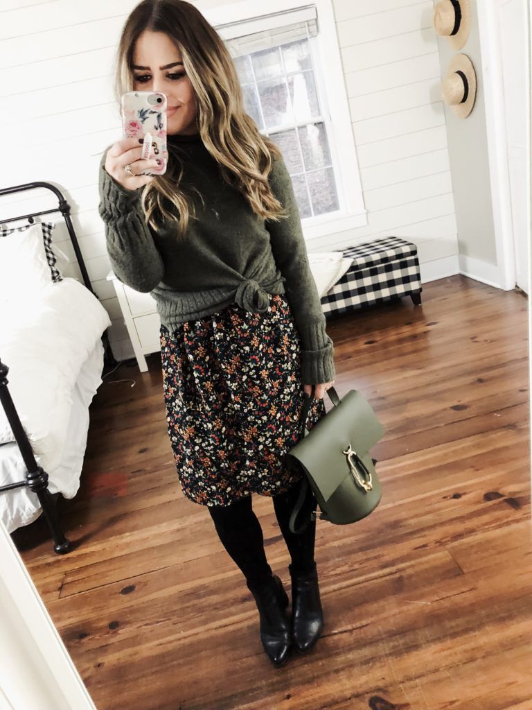 13 ways to style a floral dress -   13 floral dress Winter ideas