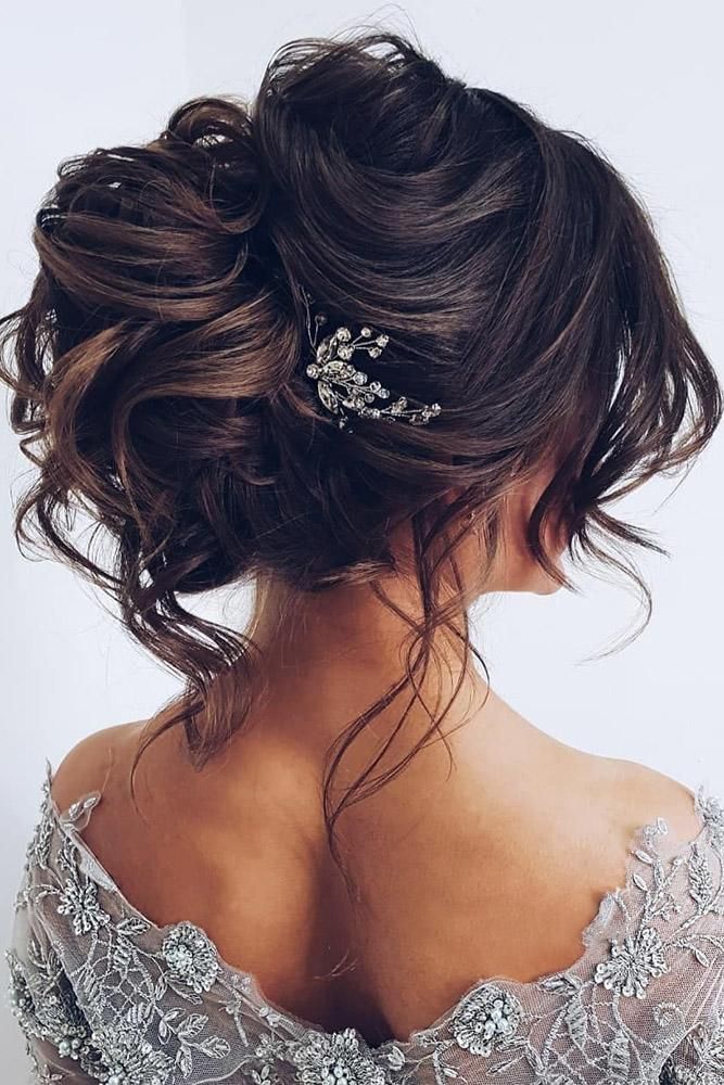 72 Best Wedding Hairstyles For Long Hair 2019 -   13 hair Dark updo ideas