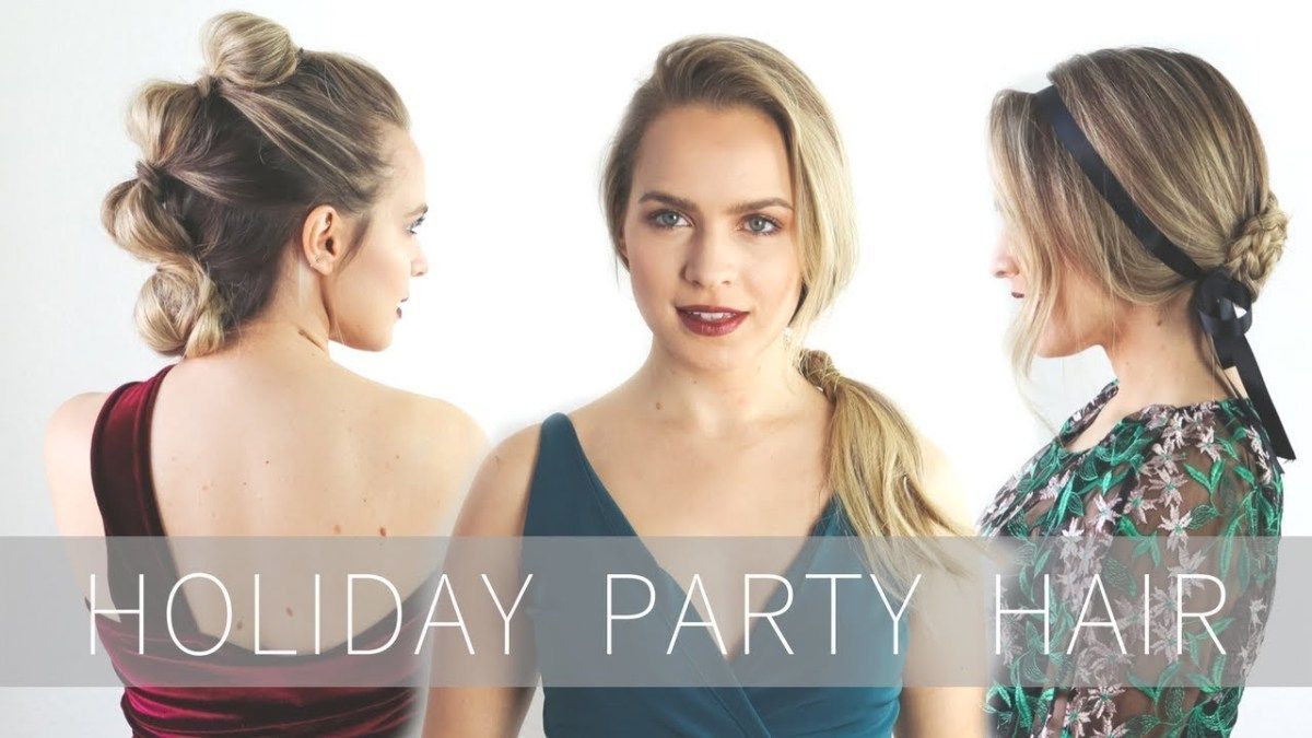 Glam Holiday Party Hairstyles Tutorial!! -   13 hairstyles Party tutorial ideas