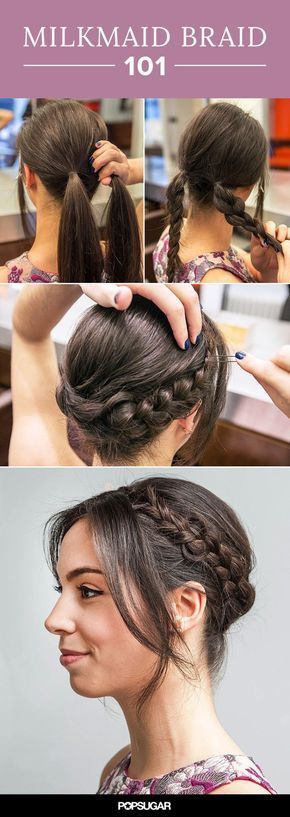 How to Get the Milkmaid Braid Right Off the Golden Globes Red Carpet -   13 hairstyles Party tutorial ideas