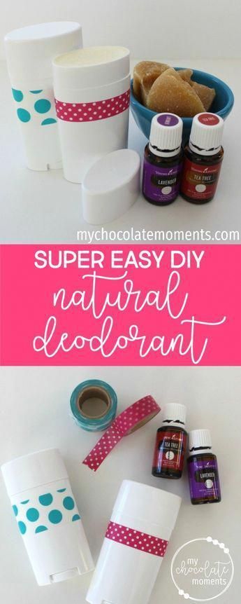 easy (and effective!) homemade deodorant -   13 skin care Recipes young living ideas