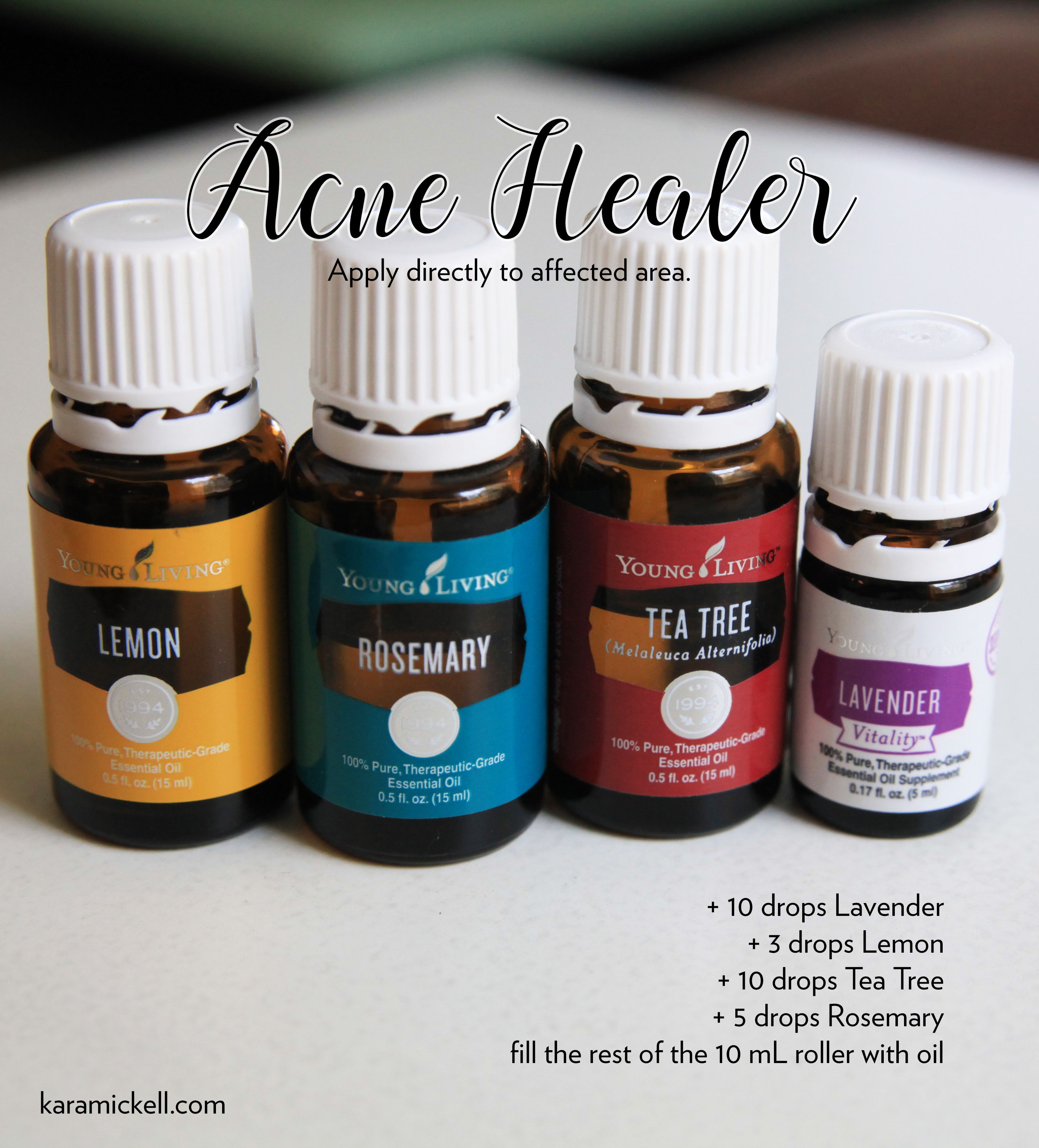 Acne/Zit Healer Roller Bottle -   13 skin care Recipes young living ideas