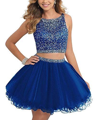 Two Piece Prom Dress Short Homecoming Juniors Dresses -   14 dress Prom ugly ideas