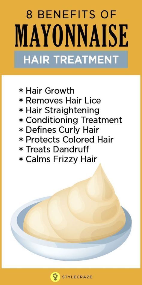 5 Amazing Benefits Of Mayonnaise Hair Treatment -   14 hair Care homemade ideas