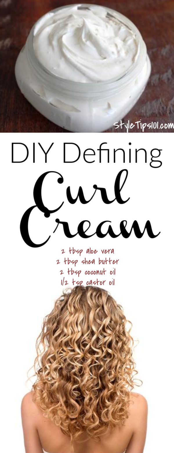 Homemade Curl Cream Recipe -   14 hair Care homemade ideas