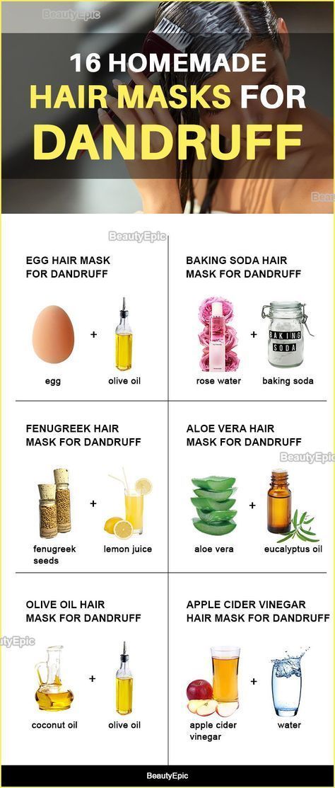 Homemade Hair Masks for Dandruff: Recipes and How to Apply -   14 hair Care homemade ideas